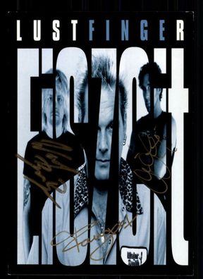 Lustfinger Autogrammkarte Original Signiert ## BC 42636