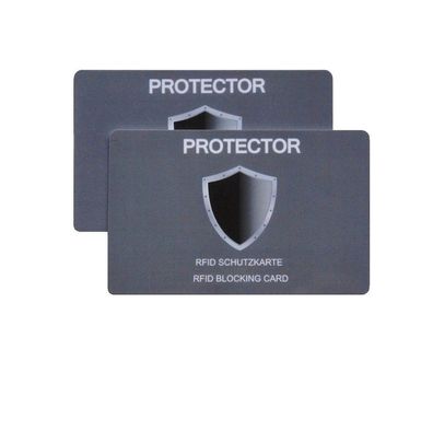 Protector RFID NFC Schutzkarte Blocker / 2er- Set