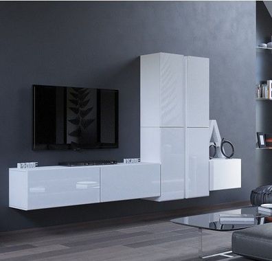 Nilo N58 Möbel für Wohnzimmer Wohnwand Mediawand Schrankwand Wohnschrank
