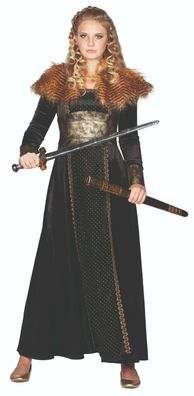Rubies 13401 - Wikinger Königin, Nordische Kriegerin, Schildmaid Kostüm 34 - 44