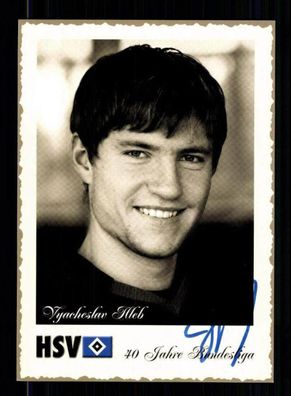 Vyacheslav Hleb Autogrammkarte Hamburger SV 2003-04 1. Karte + A 96236