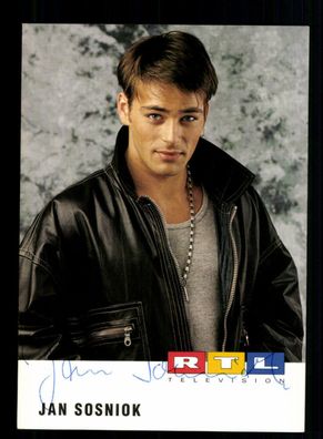 Jan Sosniok RTL Autogrammkarte Original Signiert + F 892