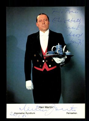 Martin Jente Rüdel Autogrammkarte Original Signiert + F 782