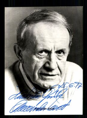 Alexander Kerst Rüdel Autogrammkarte Original Signiert + F 732