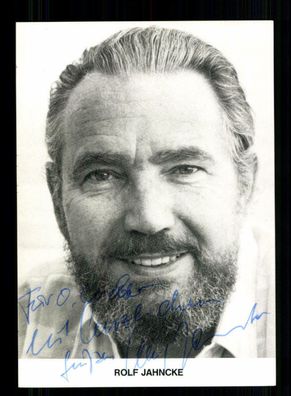 Rolf Jahncke Autogrammkarte Original Signiert + F 737