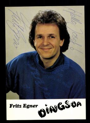 Fritz Egner Dingsda Autogrammkarte Original Signiert + F 748