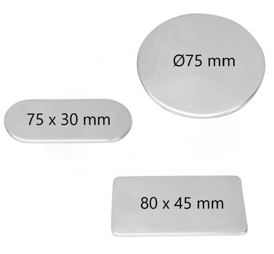 Ankerplatte rund oval rechteckig edelstahl blech 3mm edelstahlplatte ronde flach