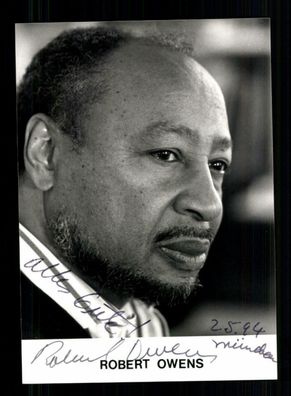 Robert Owens Autogrammkarte Original Signiert + F 713
