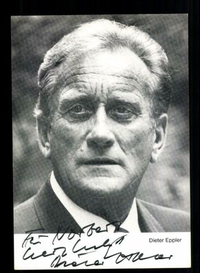 Dieter Eppler Autogrammkarte Original Signiert + F 818