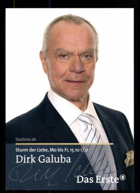 Dirk Galuba Sturm der Liebe Autogrammkarte Original Signiert ## BC 45399