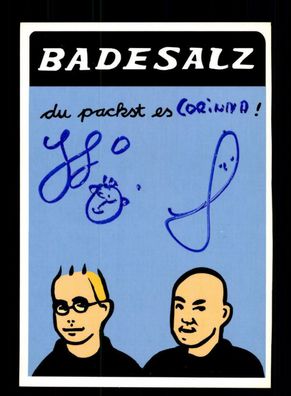 Badesalz Autogrammkarte Original Signiert ## BC 88393
