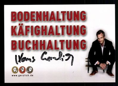 Hans Gerzlich Autogrammkarte Original Signiert # BC 46204