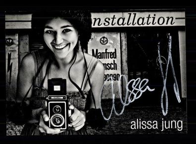 Alissa Jung Autogrammkarte Original Signiert # BC 90862