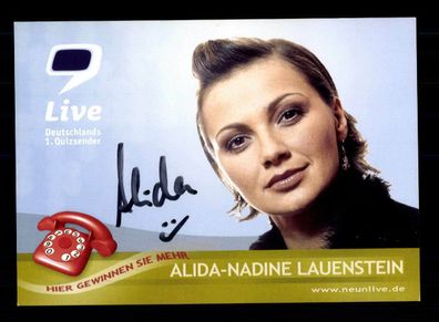 Alida Nadine Lauenstein Autogrammkarte Original Signiert # BC 91171