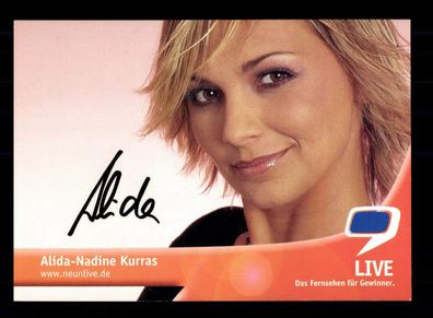 Alida Nadine Kurras Autogrammkarte Original Signiert # BC 91177