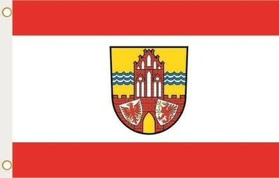 Fahne Flagge Landkreis Uckermark Hissflagge 90 x 150 cm