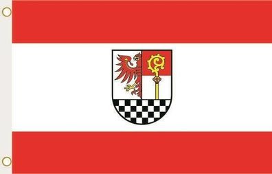 Fahne Flagge Landkreis Zeltow-Fläming Hissflagge 90 x 150 cm