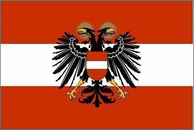 Fahne Flagge Österreich mit Adler 1934-38 90 x 150 cm