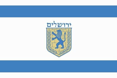 Fahne Flagge Jerusalem 90 x 150 cm