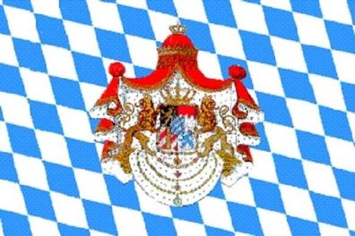 Fahne Flagge Königreich Bayern 90 x 150 cm
