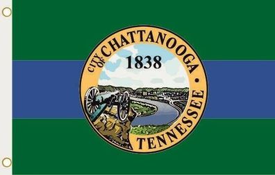 Fahne Flagge Chattanooga Tennessee Hissflagge 90 x 150 cm