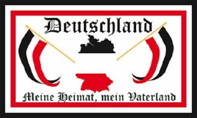 Fahne Flagge Deutschland meine Heimat - Mein Vaterland 90 x 150 cm