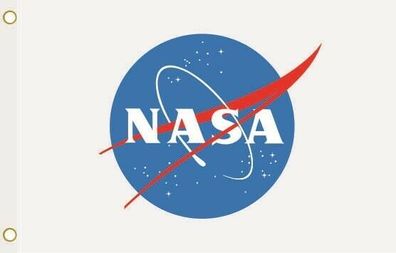 Fahne Flagge NASA Emblem Hissflagge 90 x 150 cm