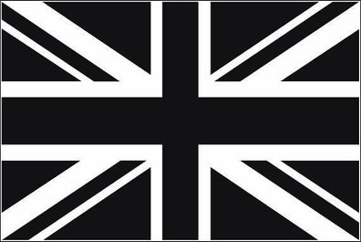 Fahne Flagge Grossbritannien Union Jack schwarz 90 x 150 cm