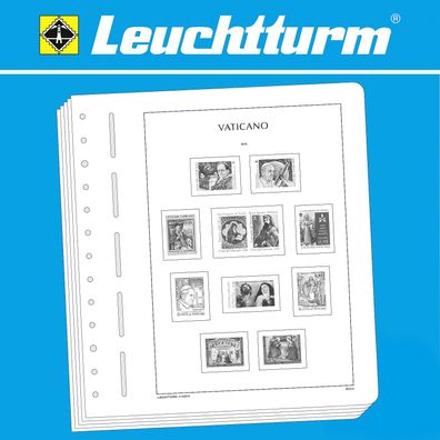 Leuchtturm SF-Vordruckblätter Vatikanstadt mit Kirchenstaat 1852-2021 Varianten