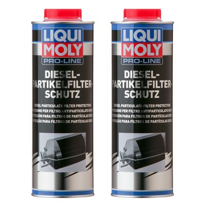 2x LIQUI MOLY 5123 Pro-Line Dieselpartikelfilter Schutz Diesel Additiv Zusatz 1L