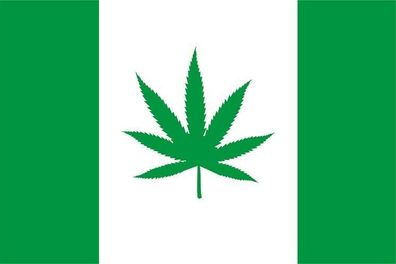 Fahne Flagge Kanada Hanf grün 90 x 150 cm
