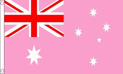 Fahne Flagge Australien Pink 90 x 150 cm