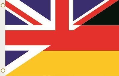 Fahne Flagge Grossbritannien-Deutschland Hissflagge 90 x 150 cm