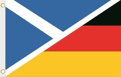 Fahne Flagge Schottland-Deutschland Hissflagge 90 x 150 cm