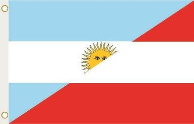 Fahne Flagge Argentinien-Österreich Hissflagge 90 x 150 cm