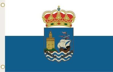 Fahne Flagge Comillas Stadt Spanien Hissflagge 90 x 150 cm