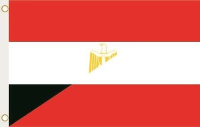 Fahne Flagge Ägypten-Österreich Hissflagge 90 x 150 cm