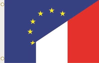 Fahne Flagge Europa-Frankreich Hissflagge 90 x 150 cm