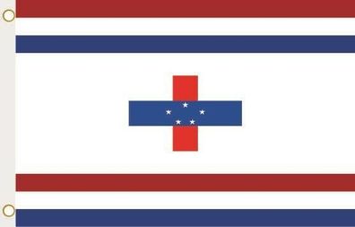 Fahne Flagge Gouverneur der Niederländischen Antillen Hissflagge 90 x 150 cm