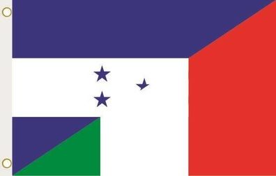 Fahne Flagge Honduras-Italien Hissflagge 90 x 150 cm