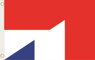 Fahne Flagge Monaco-Frankreich Hissflagge 90 x 150 cm