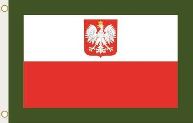 Fahne Flagge Polen Grenzschutz Hissflagge 90 x 150 cm