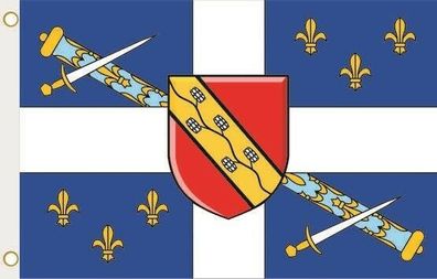 Fahne Flagge Sainte-Foy City Quebec Hissflagge 90 x 150 cm