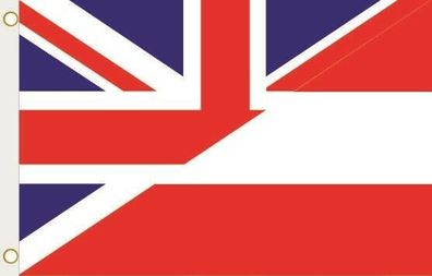 Fahne Flagge Großbritannien-Österreich Hissflagge 90 x 150 cm