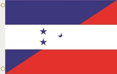 Fahne Flagge Honduras-Österreich Hissflagge 90 x 150 cm