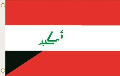 Fahne Flagge Irak-Österreich Hissflagge 90 x 150 cm