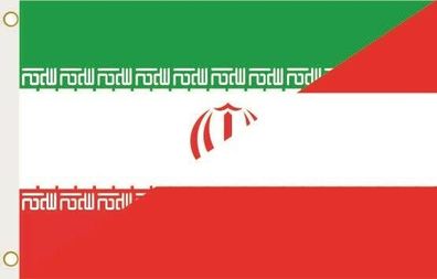 Fahne Flagge Iran-Österreich Hissflagge 90 x 150 cm