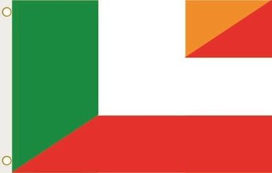 Fahne Flagge Irland-Österreich Hissflagge 90 x 150 cm