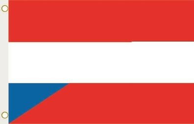 Fahne Flagge Niederlande-Österreich Hissflagge 90 x 150 cm