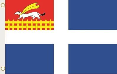 Fahne Flagge Saint Malo Hissflagge 90 x 150 cm